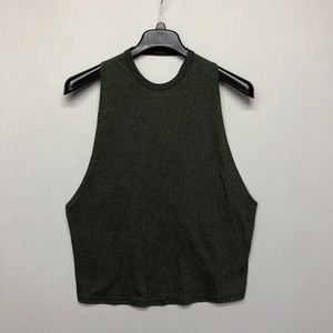 FP Movement Free People Women No Sweat Tank Top Shirt Size Small Green M116 -12